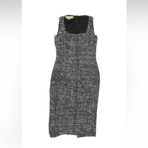 Michael Kors Black and Gray Backless Dress
